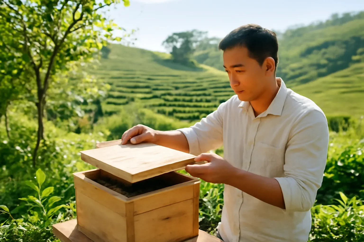 Nuôi ong dú ở Thái Nguyên mới: đồi chè, rừng Bắc Kạn, hồ Núi Cốc