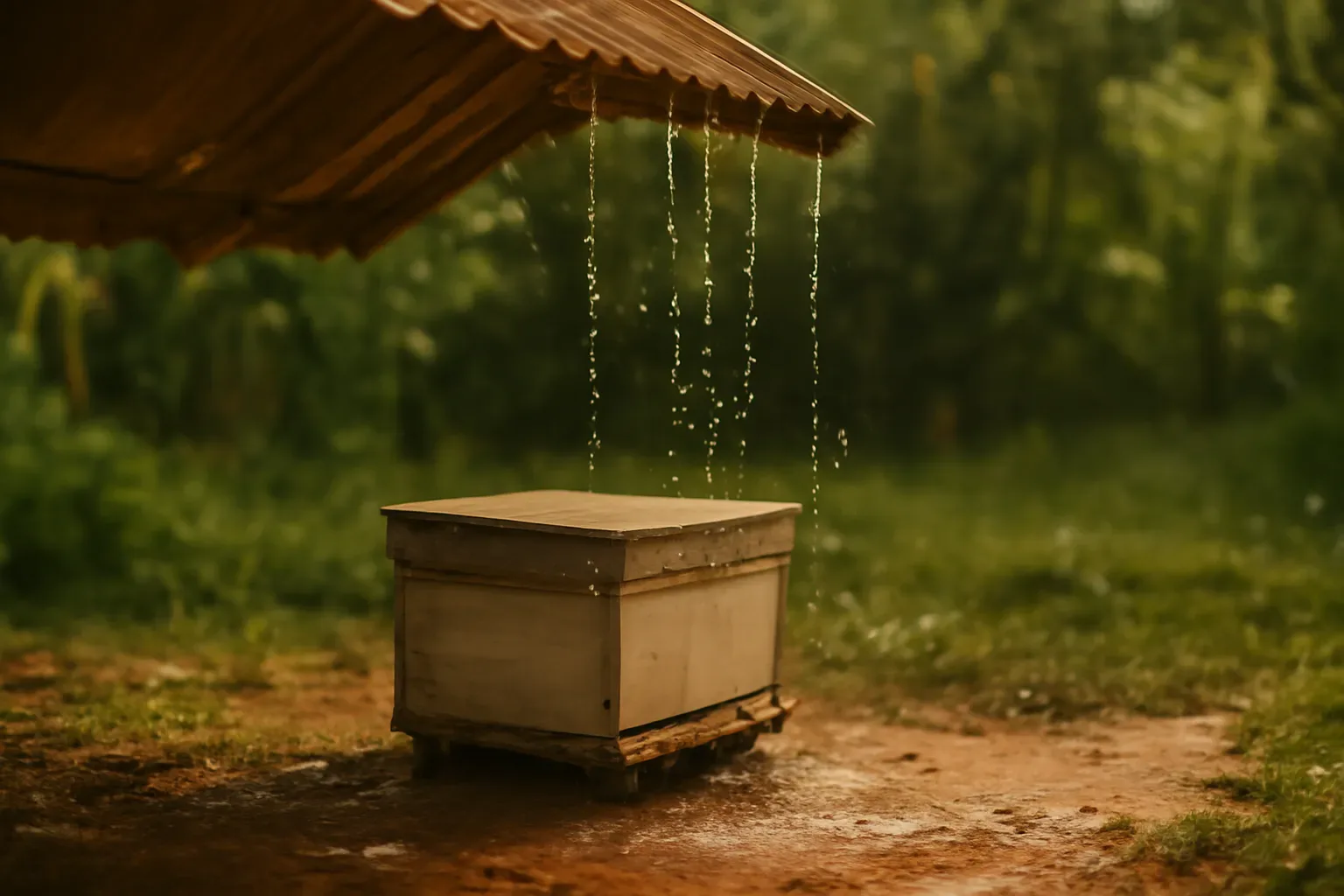 Mưa lớn kéo dài ở miền Trung: cứu đàn ong dú bị ngấm nước