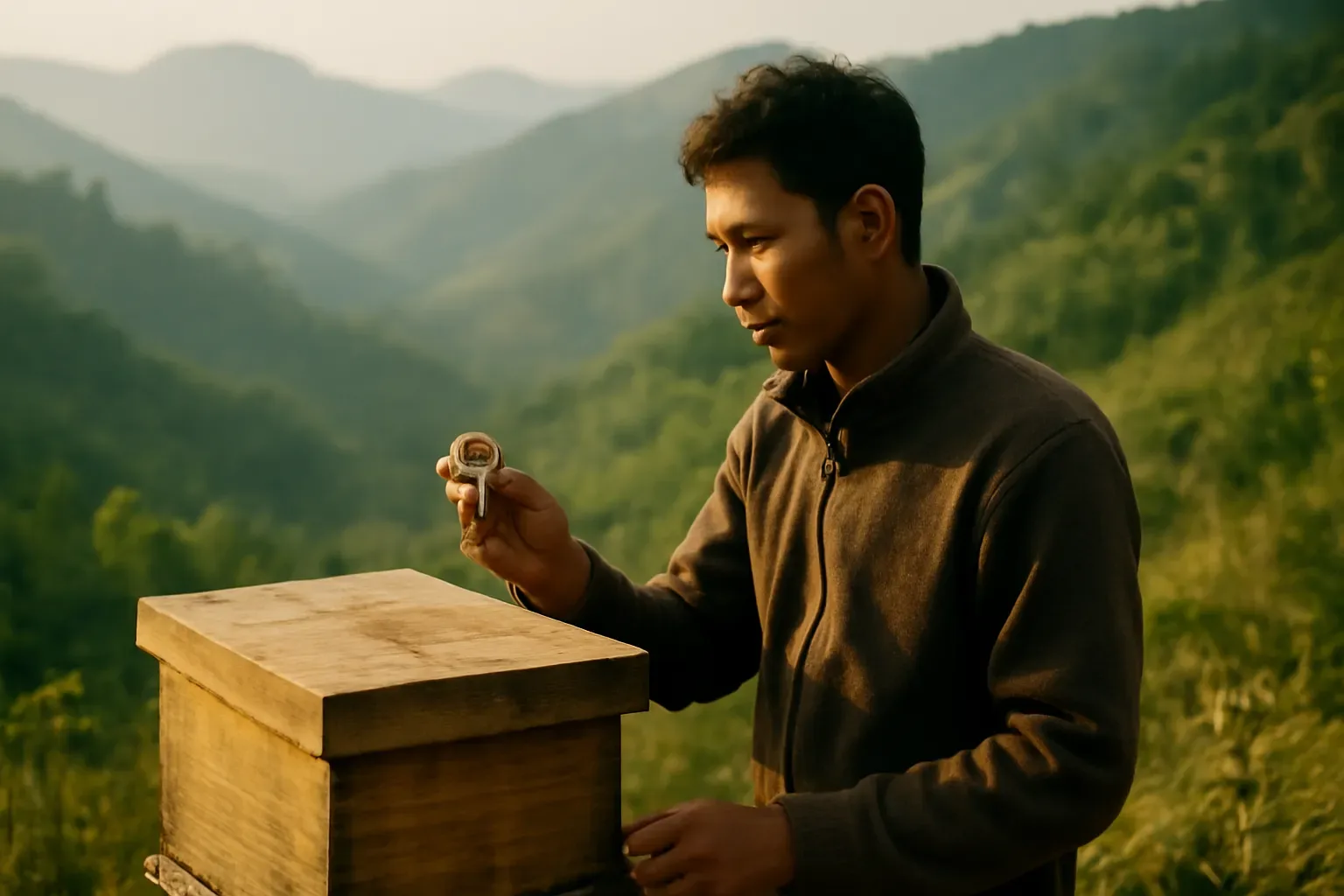 Nuôi ong dú ở Lào Cai: Sa Pa thì không, dải sông Hồng thì được